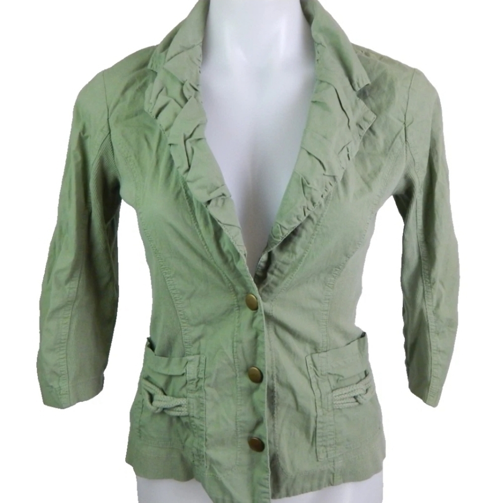 XCVI Wearables 3/4 Sleeve Blazer